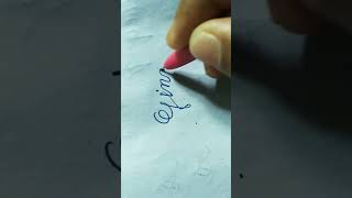 ginger writing।ginger writing ।new stele।cursive writing