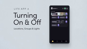 How To Turn A Light On & Off In The LIFX App
