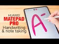 Huawei Matepad Pro - Note Taking and Handwriting test