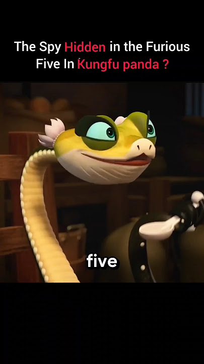 The Spy Hidden in the Furious Five in Kungfu panda ? #shorts
