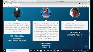 Dark Web Investigations with Hunchly - September 2, 2021