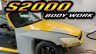 Rebuilding a WRECKED Honda s2000 Bodywork - Part 16