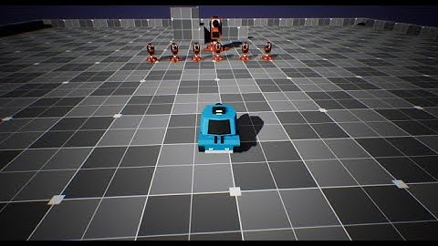 Toon Tanks: Forest level created with Unreal Engine 4