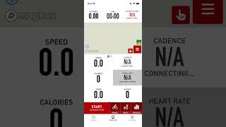 Cadence Cycling App Basic Page Set Up and Bluetooth Connection screenshot 3