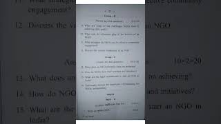 MDC | Vidyasagar University| 1st sem| 2024 | NGO &amp; Its Operation