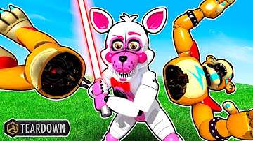 Using a LIGHTSABER to Slice FNAF Characters in TEARDOWN