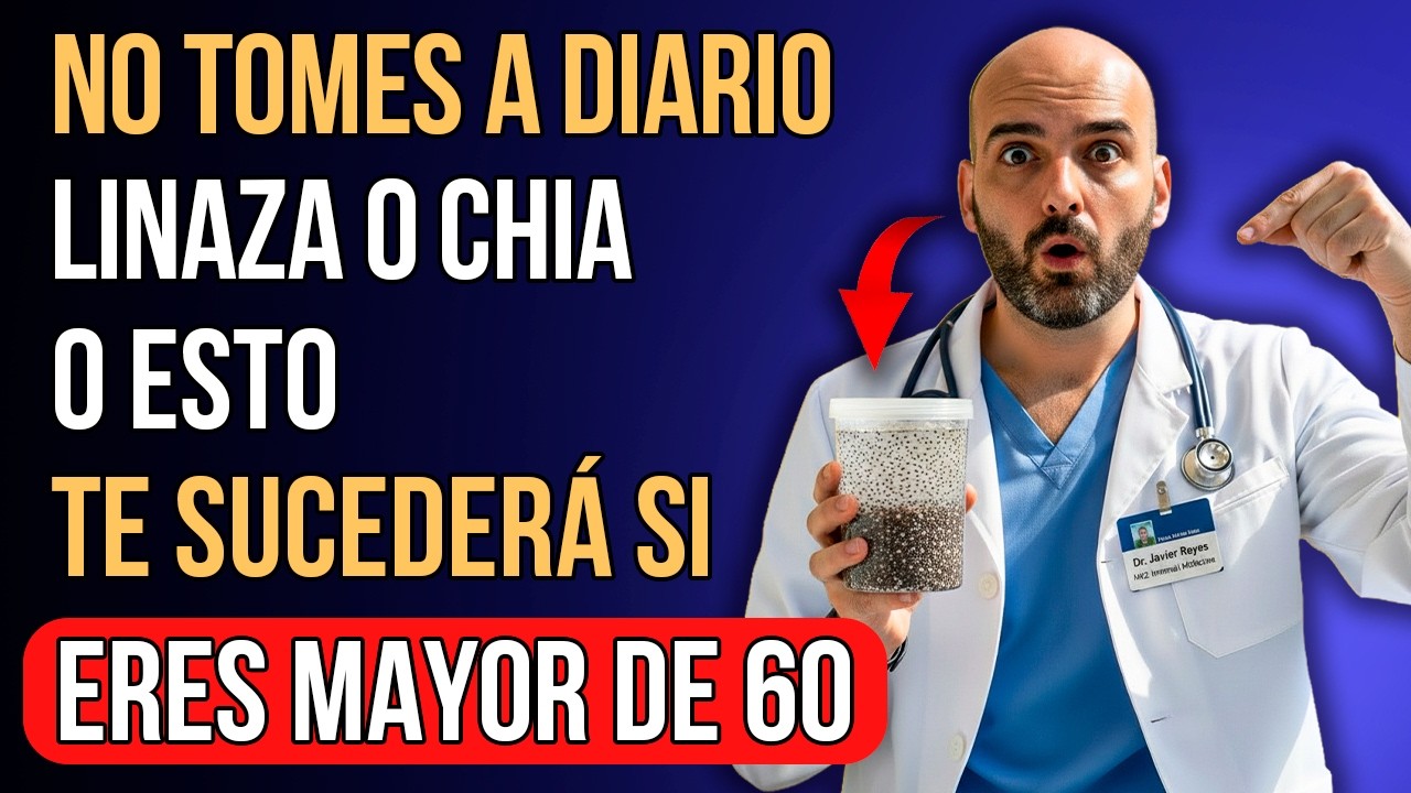 Mayor de 60: Esto Ocurre cuando Comes Linaza o Chía Todos los Días