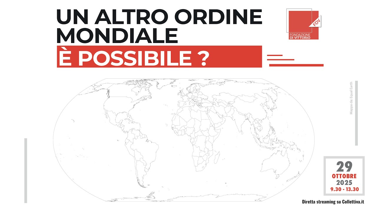 UN ALTRO ORDINE MONDIALE È POSSIBILE? INTERVISTA A MASSIMO D'ALEMA