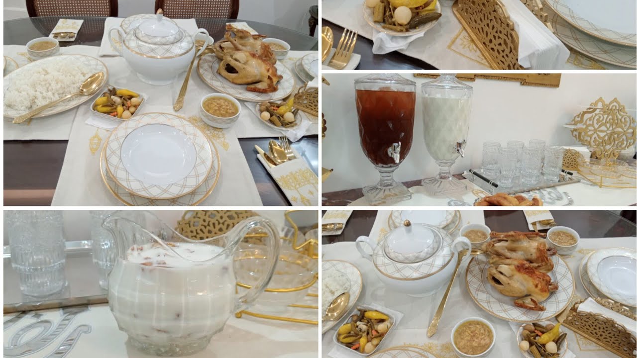 سفرة ثالث يوم رمضان2026 سريعه ومتنوعة حلو وحادق وعصاير