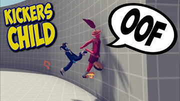 The Kickers Child vs Every Faction 1v1 - TABS MODS GAMEPLAY