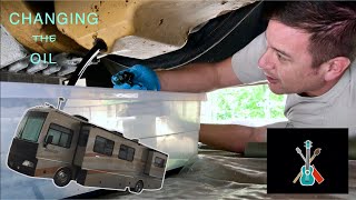 Changing the oil on a RV