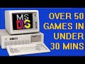 Over 50 PC DOS Games In Under 30 Minutes
