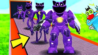 OGGY OPENED POPPY PLAYTIME CHAPTER 3 CATNAP FACTORY IN ROBLOX