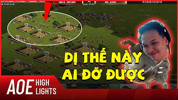 Chiến thuật dị khi cầm Greek đánh chết Egypt của Chim Sẻ Đi Nắng | AOE Highlight