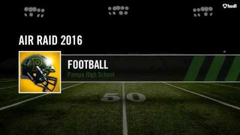 2016 Pampa Football Air Raid Highlight