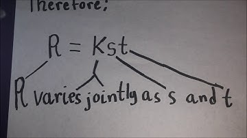 How to solve Joint variation.