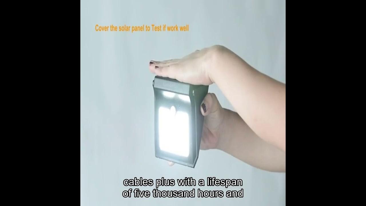 Luposwiten Solar Outdoor Lights Waterproof Super Bright Motion Sensor
