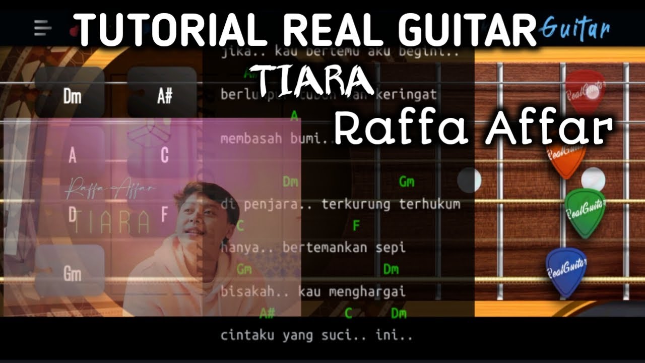 Tutorial real guitar TIARA RAFFA Jika kau bertemu aku begini Viral