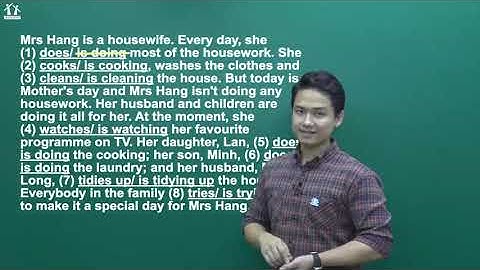 Unit 1: Family life - Grammar - Tiếng Anh lớp 10 - Thầy Tuấn BB - Khóa Học Tốt 10