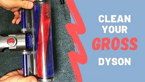 Vacuum Repairman shows how to take apart the Dyson soft roller head to clean properly!