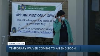 Waiver on expired drivers licenses, titles and registrations ends April 14