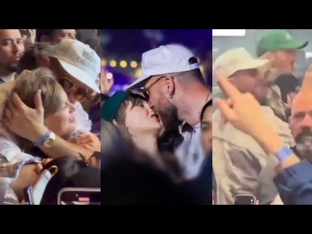 Taylor Swift and Travis Kelce Being COUPLE GOALS At Coachella For 3 Minutes Straight... class=