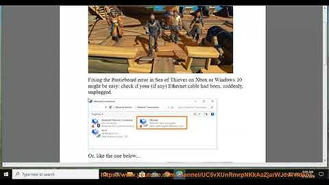 Fix Pastiebeard error in Sea of Thieves on Xbox or Windows 10