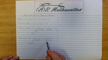 Completing the Square - Using the Min and Max Values