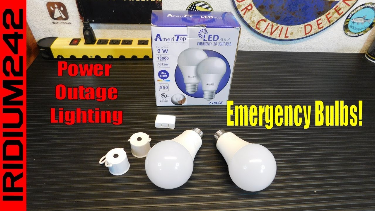 Emergency Bulbs?  Rechargeable Emergency LED Light Bulbs
