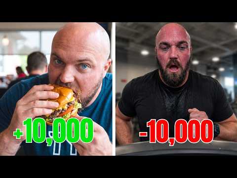 I Ate and Burned 10,000 Calories in ONE DAY