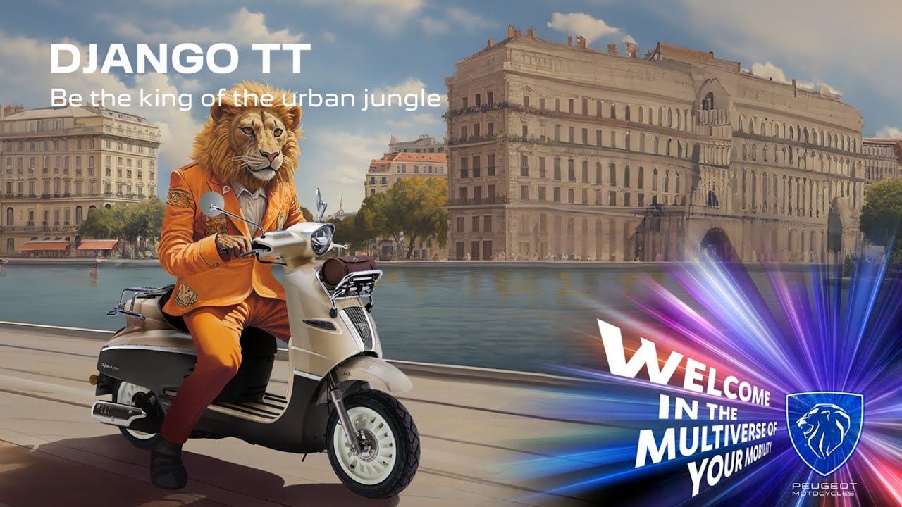 Peugeot Motocycles - Django TT  - Episode In the urban jungle (English Short Version)