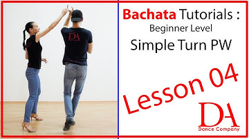 Bachata Tutorial 04: Simple Turn PW | Beginners by Marius&Elena