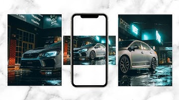How To Split Landscape Photos For Instagram.
