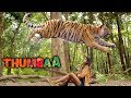 Thumbaa movie scenes  keerthi pandian and vilagers save the tiger  darshan  kpy dheena