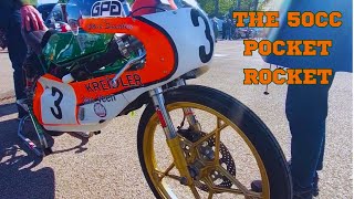 KREIDLER Van Veen.....The 50cc Pocket Rocket
Mick Smedleys beautifully turned out 50cc classic racer KREIDLER Van Veen.....The 50cc Pocket Rocket