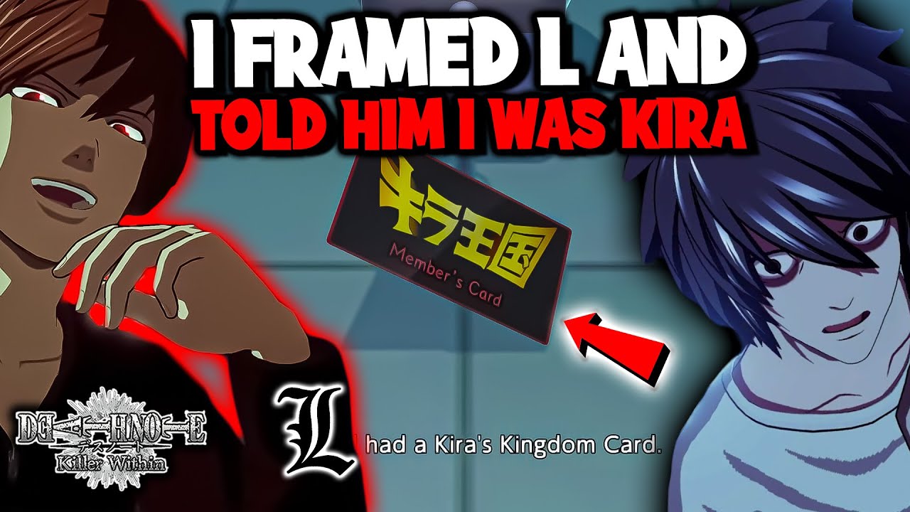 I Sent L To Jail After Killing EVERYONE ELSE - DEATH NOTE Killer Within