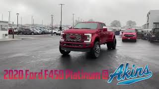 2020 Ford F450 Platinum Leveled 37s on 24” American Force
