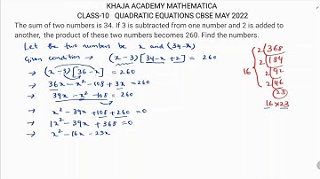 The sum of two numbers is 34. If 3 is subtracted from one number and 2 is added to another