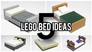 5 Lego Bed Ideas #1 | MOC Tutorial