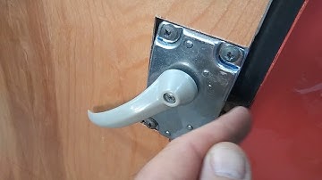 vw camper So23 cargo door latch information