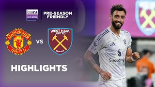 Manchester United 2-1 West Ham | Pre-season Friendly | Match Highlights