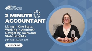 Living in One State, Working in Another? Navigating Taxes and State Benefits | Alloy Silverstein
