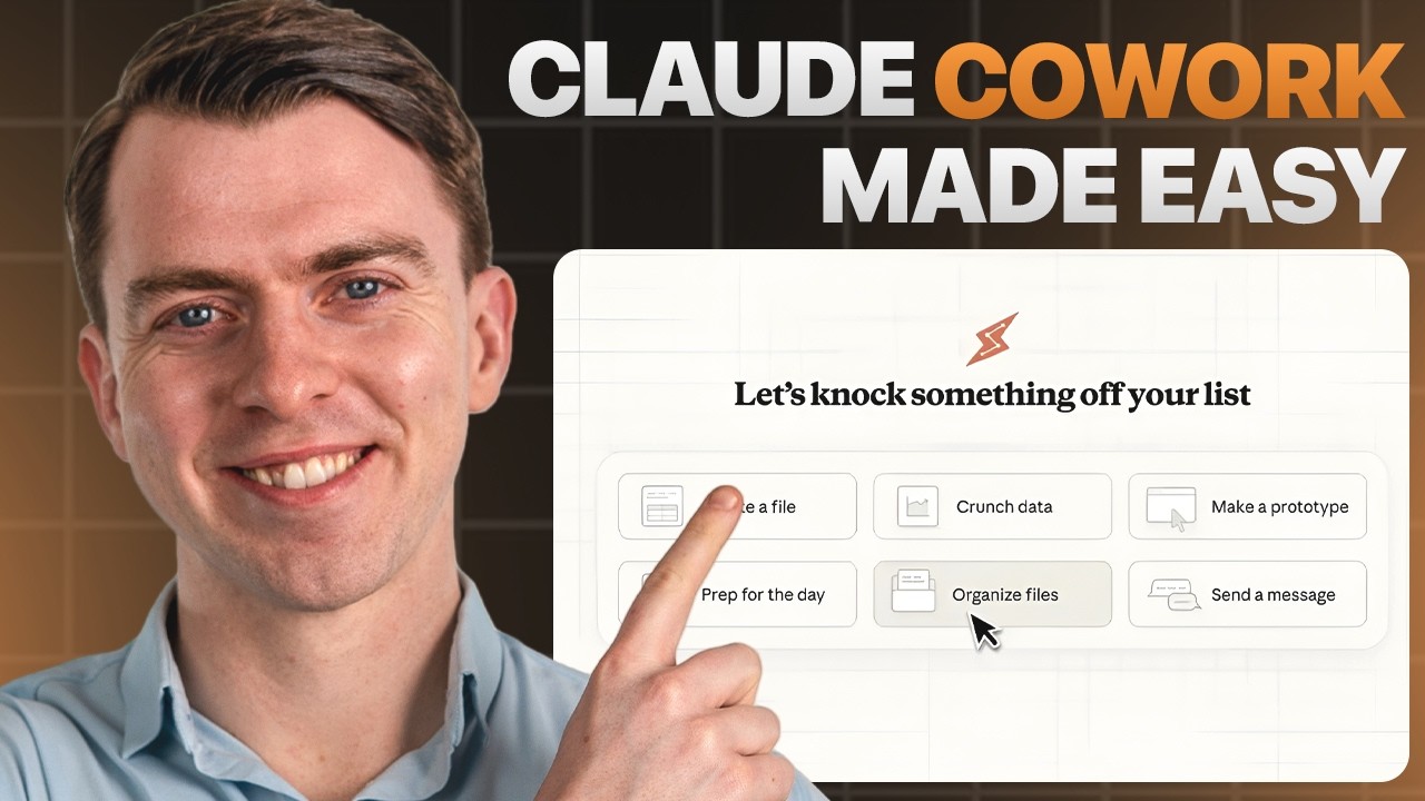 How to Use Claude Cowork: Build Your First AI Agent Workflow - YouTube