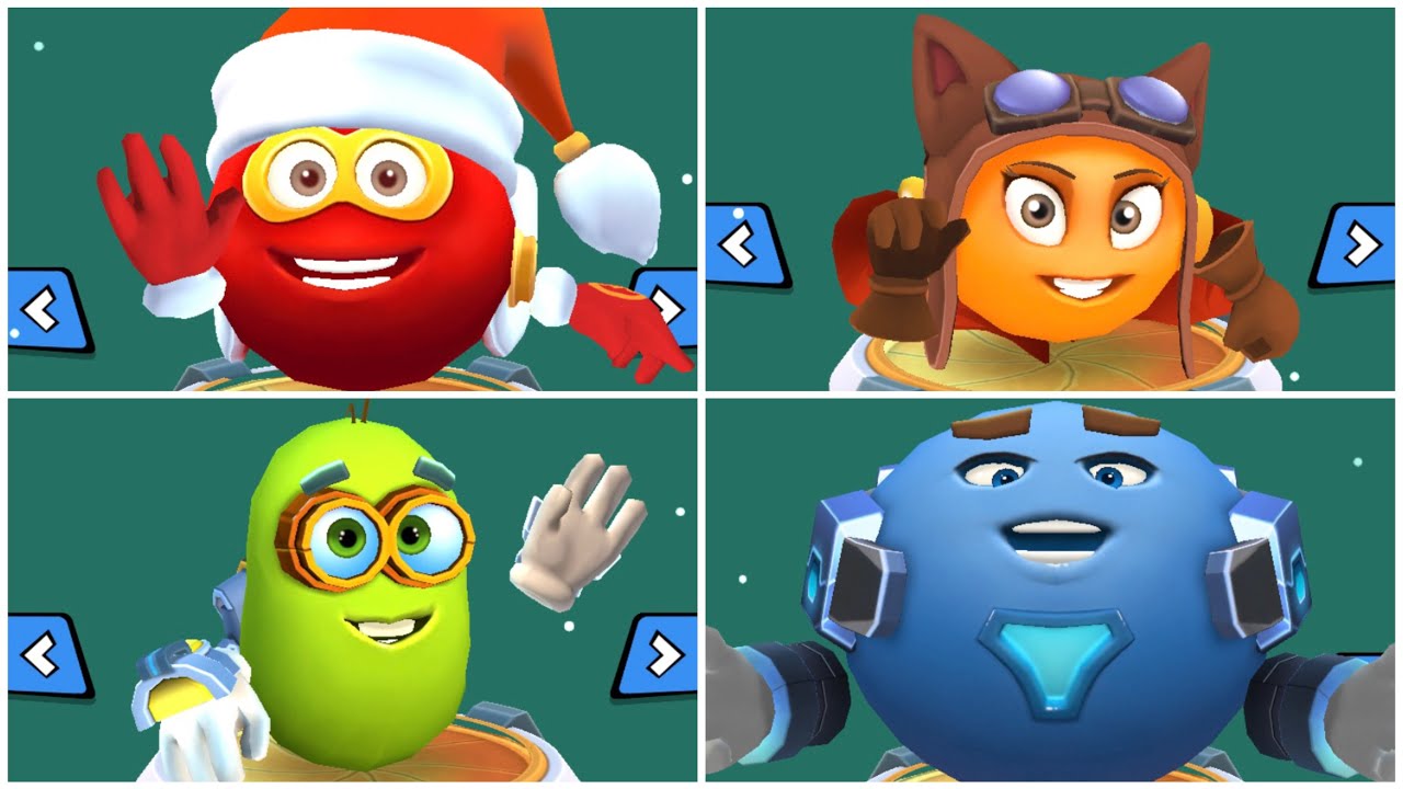 All Super Abilities of All Heroes-Red Ball Super Run