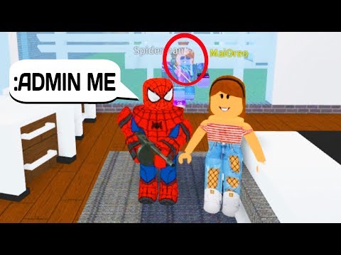 Spiderman Vs Admin Commands In Roblox - i used roblox admin to thanos snap noobs