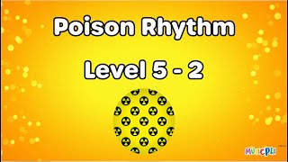 Quarter notes, Eighth notes, Quarter rests, and Half notes: Poison Rhythm (Scary) Rhythm Poison Super Mario Version Elementary Music Game Quarter Note Rest Eighth Notes