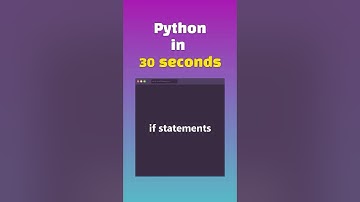 Master Python If Statements in 30 Seconds!  #coding #python #shorts
