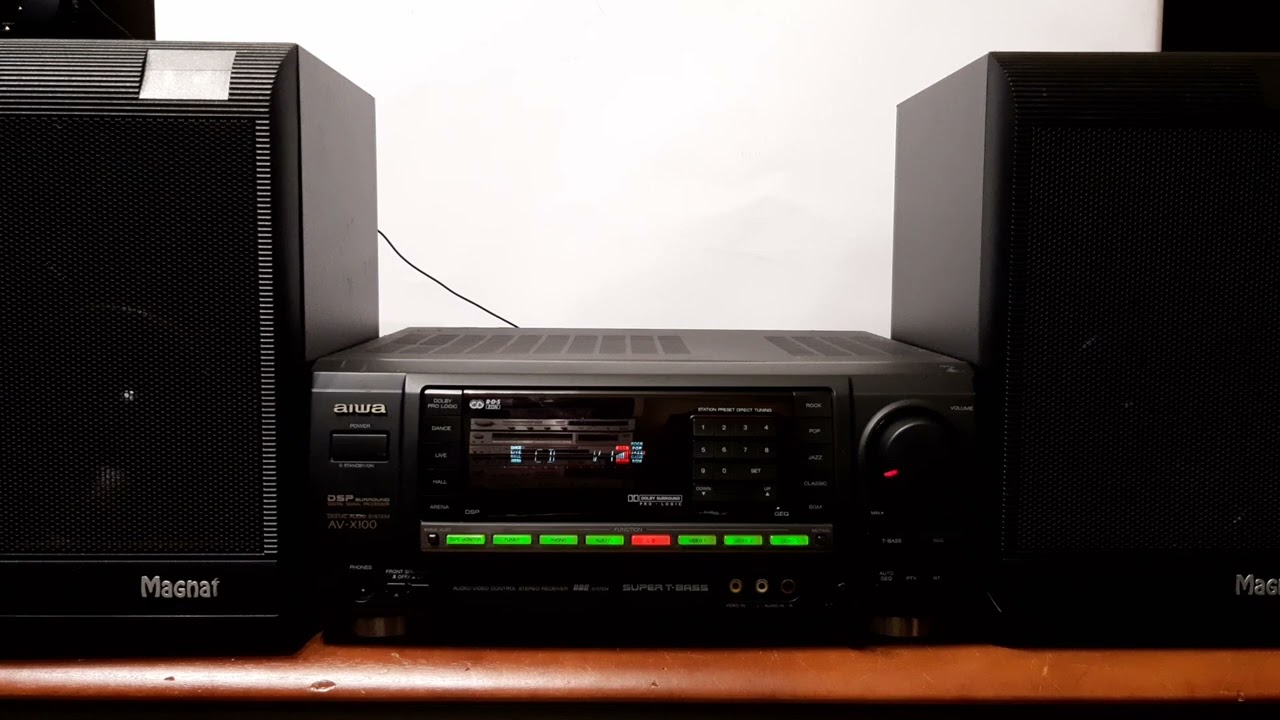 Aiwa AV-X100 – Ancien Récepteur Surround Vintage Qui A Du Groove