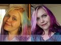 New Autumn haircolour - Magenta/Aubergine hairdye tutorial