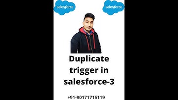 Duplicate trigger in salesforce  -Part-3 #duplicateNameTrigger #salesforceexpert